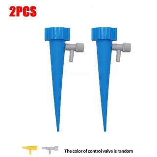 자동 핸드드립자동 급수 물방울 식물 관개 Droppers 정원 시스템 키트 삽입 장치, 01 2PCS-Blue