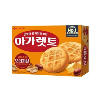 롯데웰푸드 탕비실 어린이집 비품 맛있는 마가렛트 오리지널 352g 사무실간식 유치원 디저트, 4개 사무실비품