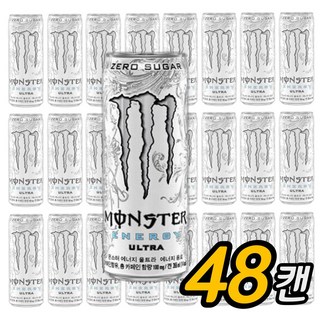 몬스터 에너지 드링크 울트라 제로슈거 355ml x 48캔 음료, 48개