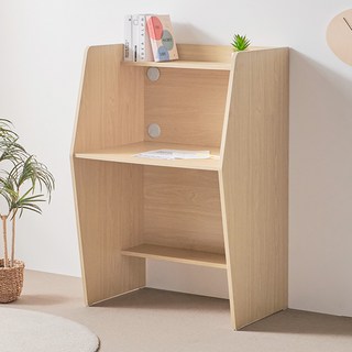 e스마트 클로버 독서실책상, 내추럴오크