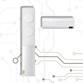 삼성 AF17B7538WZR 17평/19평 무풍 투인원 스탠드 인버터 에어컨 빠른설치 [원픽에어컨], 일반배관형, AF19B7534GZR-무풍투인원