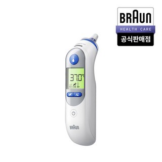 브라운 체온계 IRT-6525+필터 21p 증정 정품 국내 A/S 가능 야간조명 무음모드 1개 상품 이미지