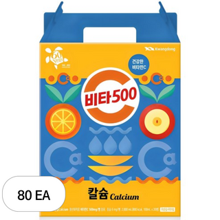 비타500 칼슘, 100ml, 80개