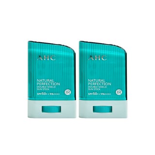 AHC 내추럴 퍼펙션 더블 쉴드 선스틱, 14g, 2개