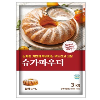 새롬푸드 슈가파우더 1개 3kg 상품 이미지