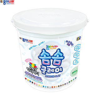 [종이나라] 솜솜클레이 800g 컬러매직 80g 촉감놀이, 1개