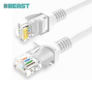 샵비스트 UTP CAT5E 공유기선 인터넷선 랜케이블, 1개, 화이트(5M)