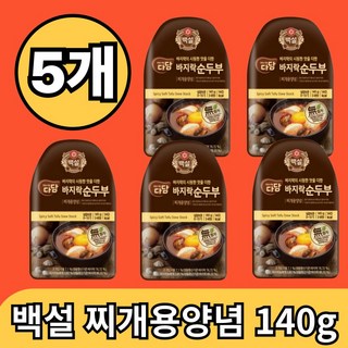 순두부양념 3 4인분 백설 다담 바지락순두부 찌개용양념, 700g, 1개