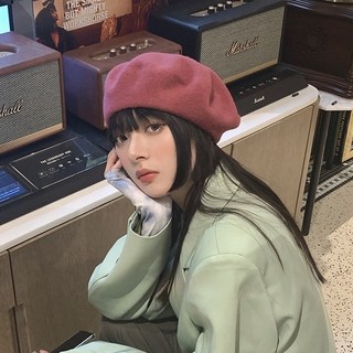 [Bahn 8컬러] 램 울 양모 베레모
