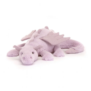 영국 젤리캣 jellycat Lavender Dragon 보라색 공룡 수면 애착 인형, LILAC, LARGE - H12 X W50 CM, 1개