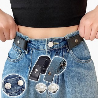 누픽 2+2 세상 편한 버클없는 무압박 스판 벨트&요술단추 세트