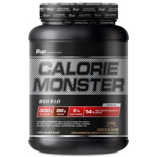 BUP 칼로리몬스터 초코맛 체중증가 게이너, 1.5kg, 1개