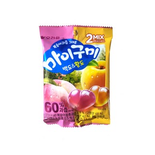 마이구미 복숭아과즙 그대로, 66g, 10개