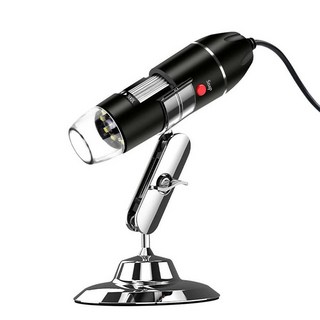 두피 진단기 현미경 모발 미용실 카메라 피부 미용 1000X, USB 1600회 범용 브래킷, 1개