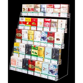 담배 진열대 투명 선반 진열 케이스 전시 복권방 슈퍼, 길이41.6cm  4단x7갑 총28갑-jyc4, 1개