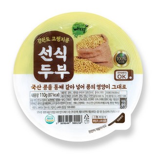 내먹 강원도 고랭지콩 선식두부, 6개, 110g