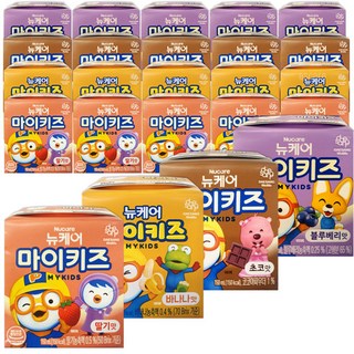 뉴케어 마이키즈 4종 혼합 딸기맛 초코맛 바나나맛 블루베리맛, 24개, 150ml