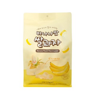바나나맛 쌀과자 210g 회사원 어린이집 유치원 간식, 3개