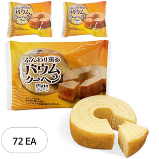 키엔바움 바움쿠헨 플레인 케이크, 60g, 72개