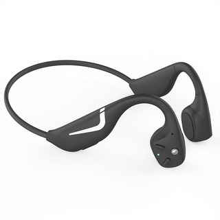 블루투스 헤드셋 진정한 골전도 무선 스포츠 RGB 라이트 야간 실행 방수 IPX7, 01 Bluetooth headset, 01 black