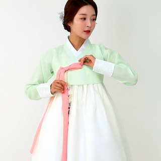 한복대여 우리빔 꽃연 결혼식신부하객한복대여