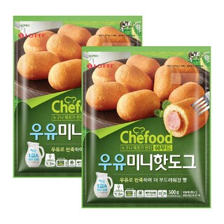 롯데푸드 라퀴진 우유미니핫도그