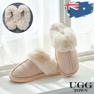 어그타운 겨울 여성 방한 털 슬리퍼 정품