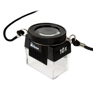 for 니콘 루페 10X 검정 배율 Nikon LUPE 루빼 루뻬 루패 자연학습 곤충관찰 목걸이 확대경 휴대용 돋보기 수업 의류 섬유 원사 조직 1개 상품 이미지