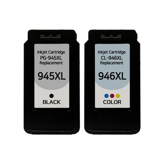 [호환] 오피스토어 PG-945XL CL-946XL 대용량 캐논 프린터 MG 3090 2490 2590 3095W 재생 잉크, 1개, 검정 컬러 세트