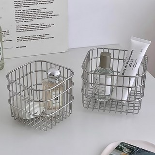 미드센추리 스텐 바스켓, 소, 1개