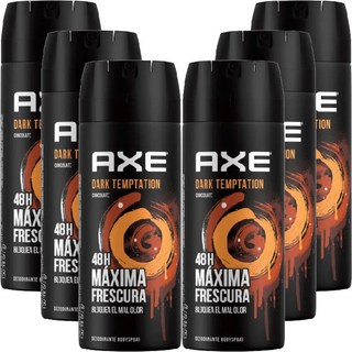 AXE 데오드란트 바디 스프레이 다크템테이션150mlx6팩, 6개, 150ml