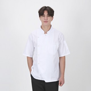 티팜 싱글진주 스냅 조리복 O-138