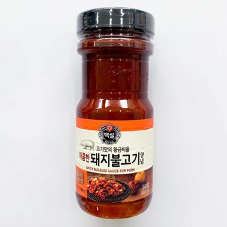 [cj제일제당] 백설 매콤한 돼지불고기양념 840g, 1개