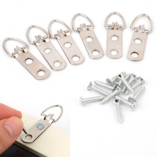 우드 나무 액자 프레임 벽걸이 부품 고리 나사 세트 6개입