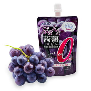 오리히로 곤약젤리 제로 칼로리 거봉맛, 130g, 4개