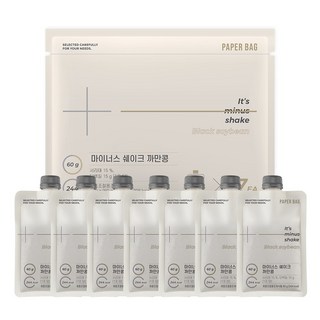페이퍼백 마이너스 쉐이크 까만콩, 420g, 1개