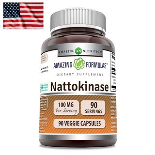 Amazing Formulas Nattokinase 90캡슐 어메이징포뮬러스 나토키나제 발효콩 낫토균 추출물 나토키나아제, 1개, 90정