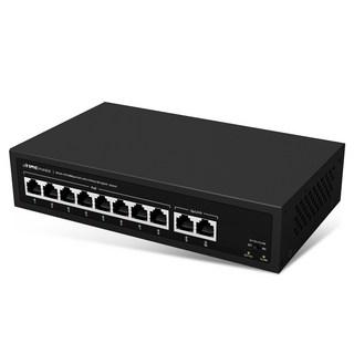 ipTIME POE802 8포트 + 업링크 2포트 PoE 스위칭 허브 최대 120W, 1개