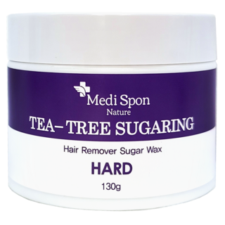 국내산 슈가왁스 메디스폰네이쳐 티트리 슈가링 하드 _ 저자극 셀프왁싱 브라질리언 겨드랑이, 1개, 130g