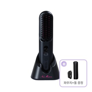 뉴메이슨 청담187 무선 브러쉬 스타일러 + 브러쉬 툴, 단품, 블랙
