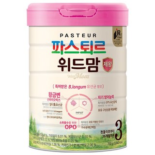 파스퇴르 위드맘 제왕 분유 3단계, 750g, 1개