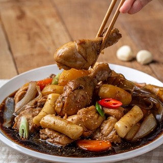 간장찜닭 국내산 냉장 닭고기로 만든 안동식 찜닭밀키트 푸짐한 3인분, 1세트, 1.6kg