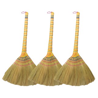 삼정크린마스터 고급 갈대비 빗자루, 3개