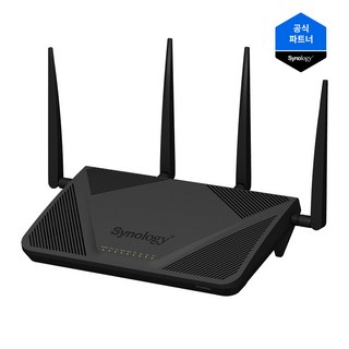 시놀로지 RT2600AC 유무선공유기 기가비트 듀얼밴드 VPN 메시 와이파이 2년보증, 1개