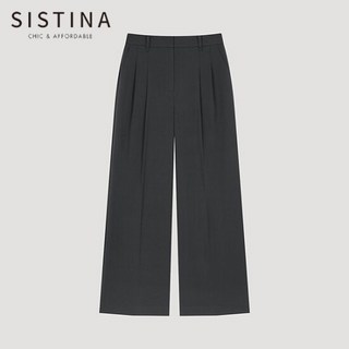 SISTINA 투턱 와이드 팬츠_AWWSLO41050_DG1630006