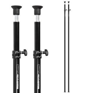 [세기피앤씨} Manfrotto 170B MINI POLE BLACK (2개 1세트)/ 오토폴 배경시스템 배경장비 배경걸이 배경지, 2개