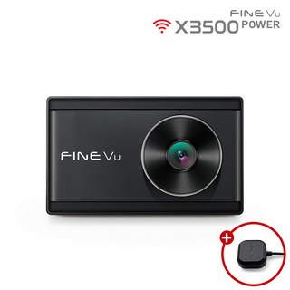 [본사정품][64GB로 메모리업] 파인뷰 X3500 POWER 블루투스 와이파이 차량용 블랙박스 2채널 QHD 초고속 스마트폰 연동 초저전력 극초고화질, 32GB, 자가설치, BT + Wi-Fi 동글 구매 X
