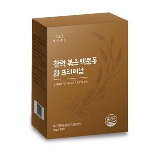 웰빙곳간 활력 볶은 맥문동 환 프리미엄, 30개, 2g
