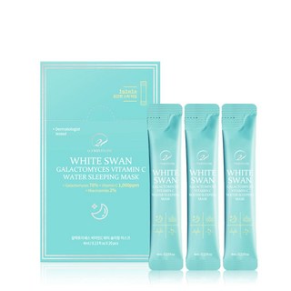 O.21 갈락토미세스 비타민 C 프리미엄 WHITE SWAN 수분 슬리핑 마스크 4mlx20스틱 80ml 1개