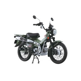 [AOSHIMA] 혼다 헌터 커브 CT125 그린 1:12 Honda hunter cub Complete Motorcycle, 단일옵션